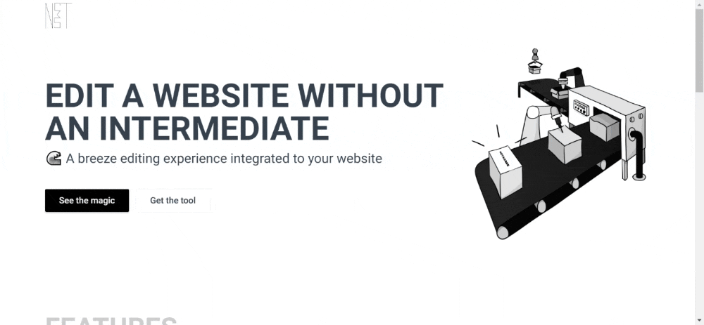 MVP по редактированию сайтов.